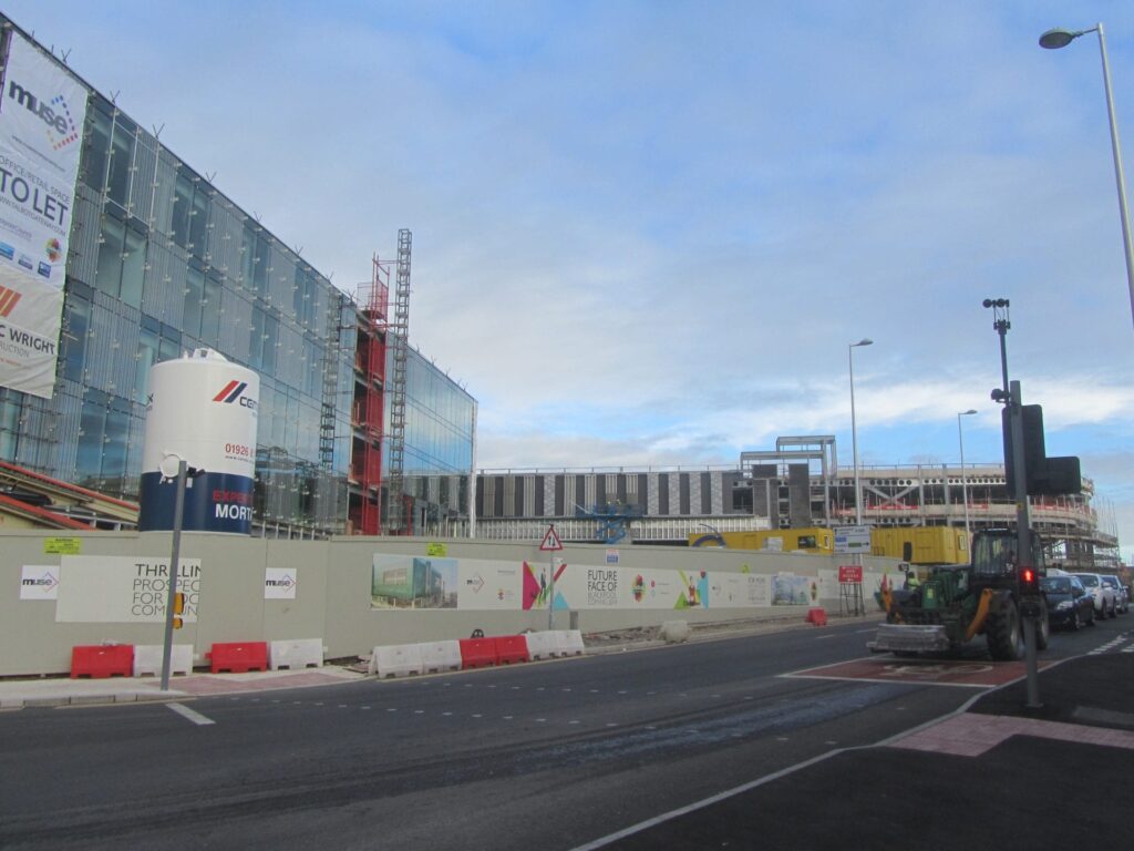 Construction at Talbot Gateway Blackpool. 24.10.13