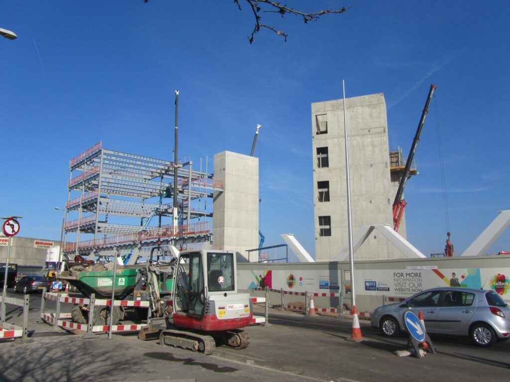 Construction at Talbot Gateway Blackpool. Photo: 27.2.13