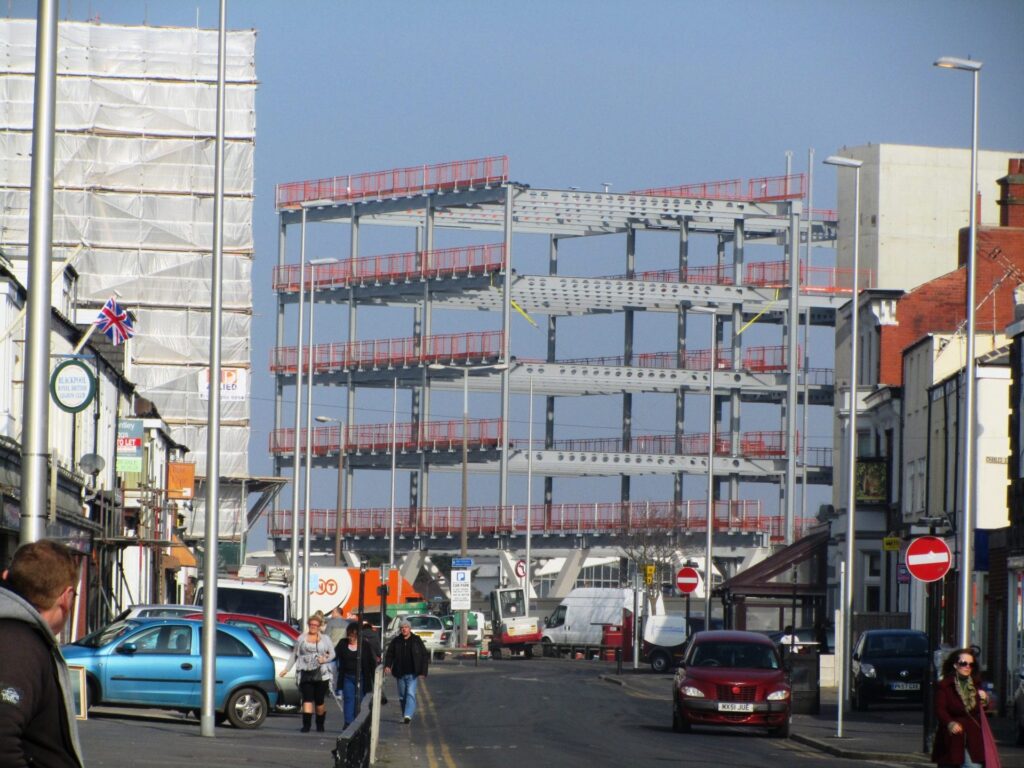 Construction at Talbot Gateway Blackpool. Photo: 5.3.13