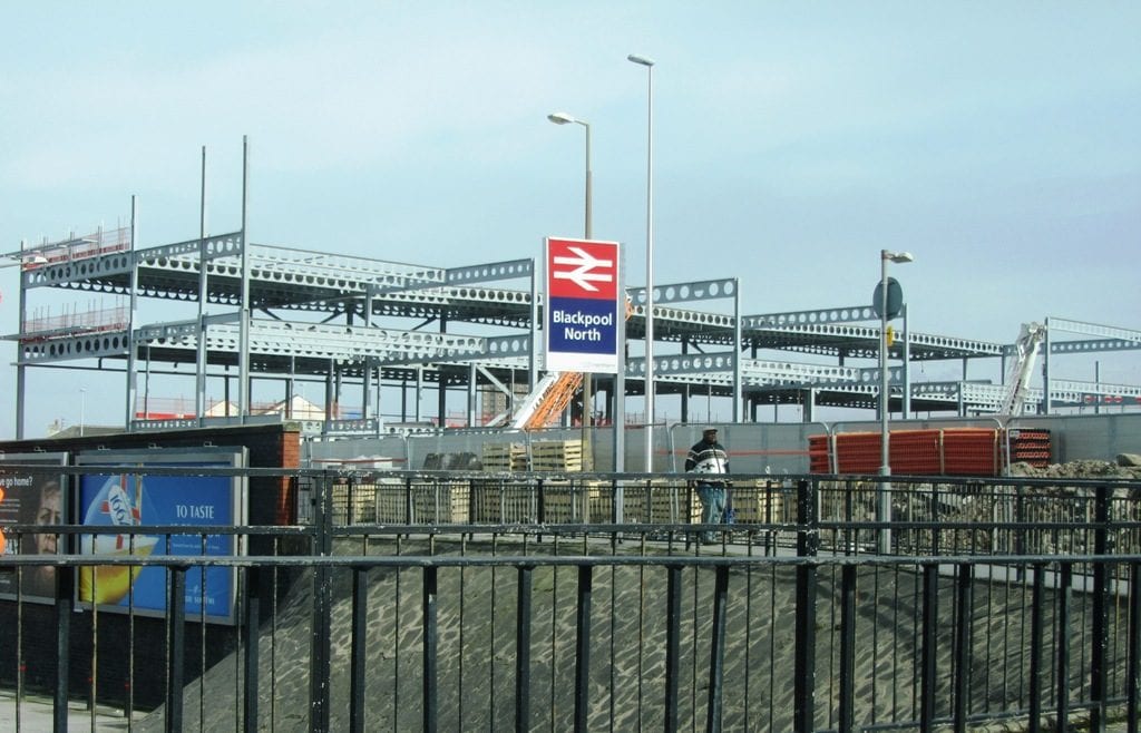 Sainsbury's. 24.3.13 - Construction at Talbot Gateway Blackpool.