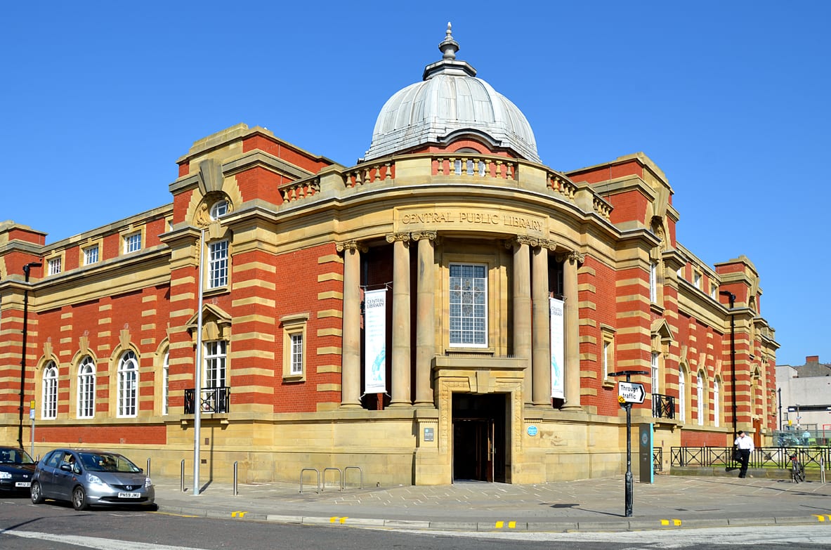 On street parking in Blackpool town centre