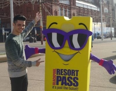 Christie and the Resort Pass Mascot