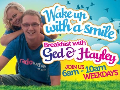 Ged & Hayley at Breakfast