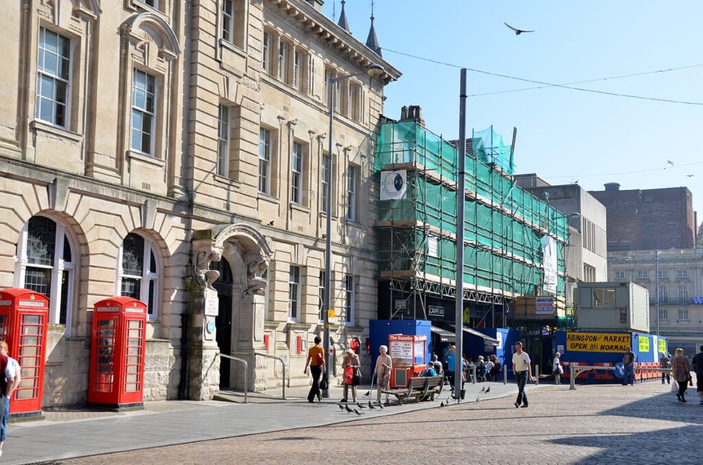 Building Works at Abingdon Street Market Blackpool