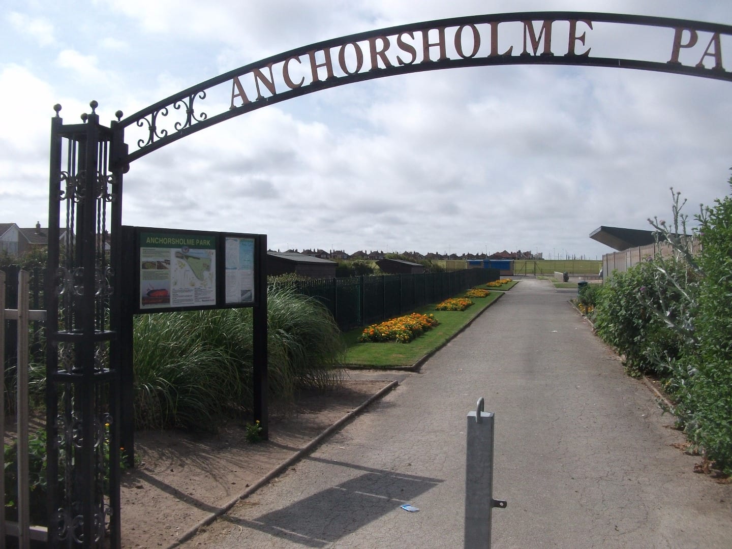 Anchorsholme Park Blackpool before construction projects