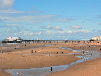 Walking in Blackpool