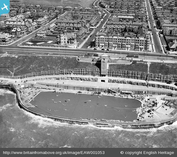 Blackpool North Shore Boating Pool. Credit Britain from Above 