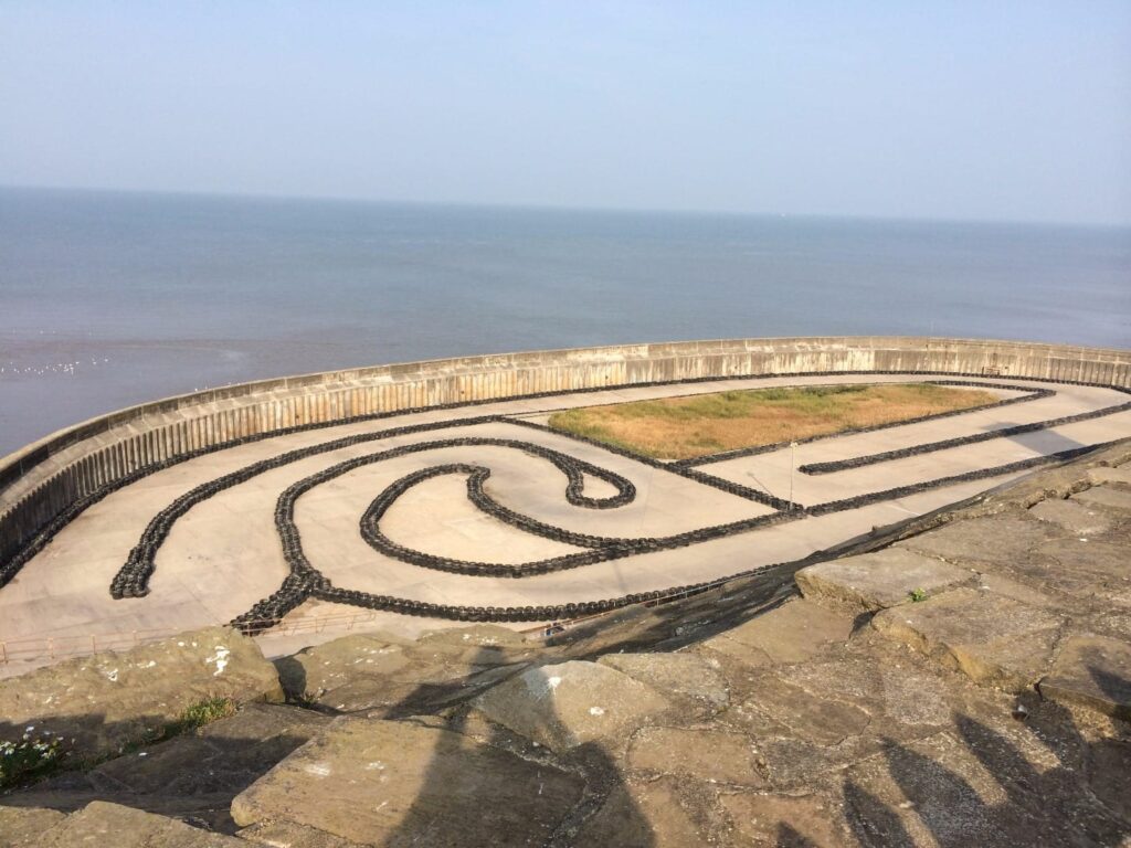 Blackpool North Shore Boating Pool - used as a Go Kart Track