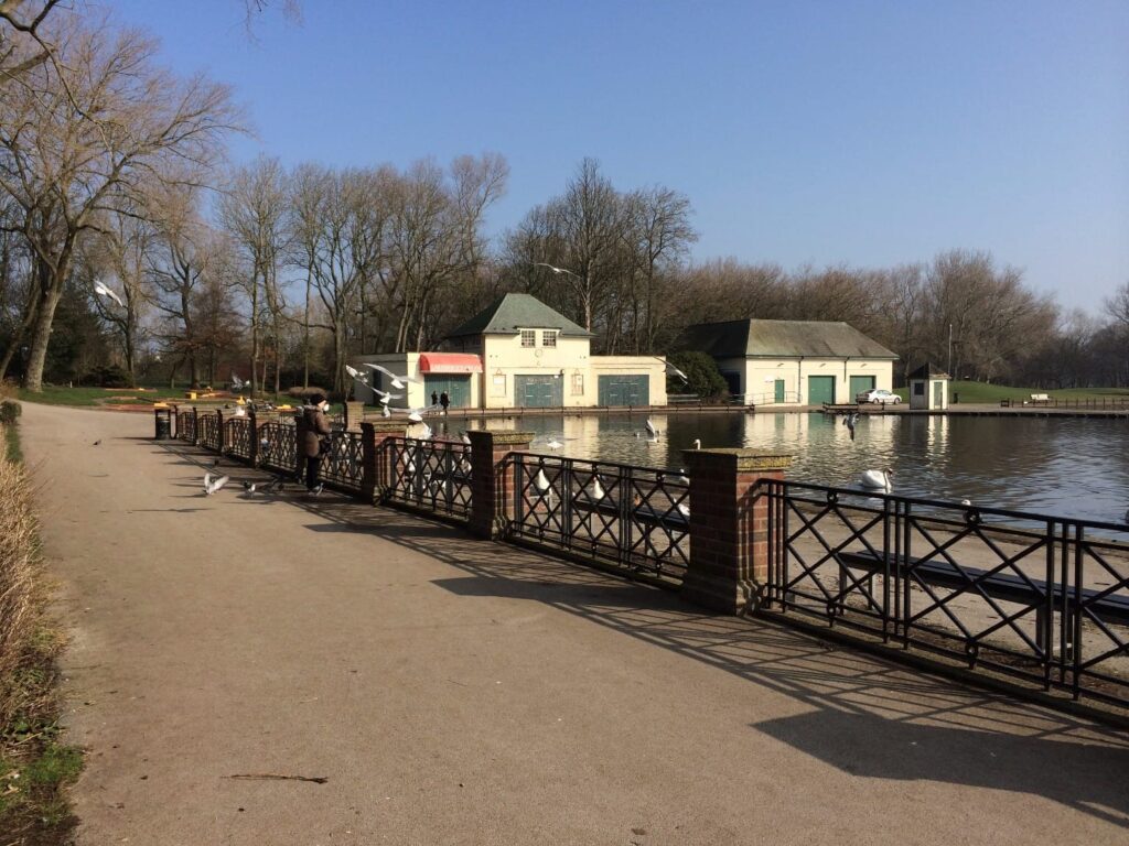 Boating Lake at Blackpool Stanley Park