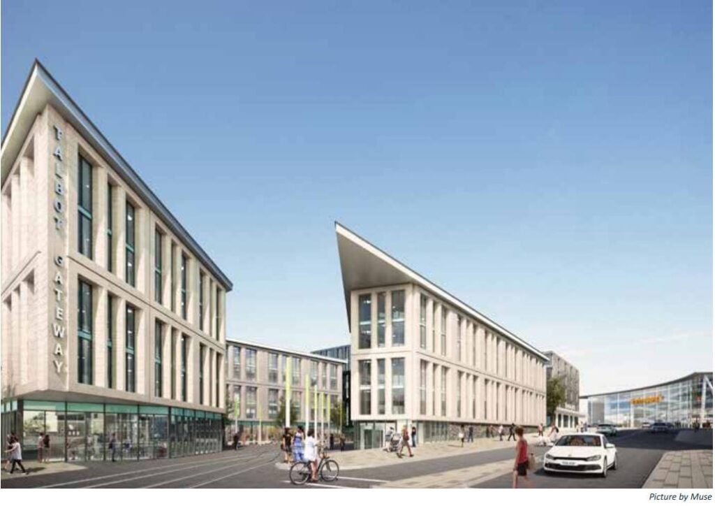 Proposed terminus for the Blackpool Tramway Extension