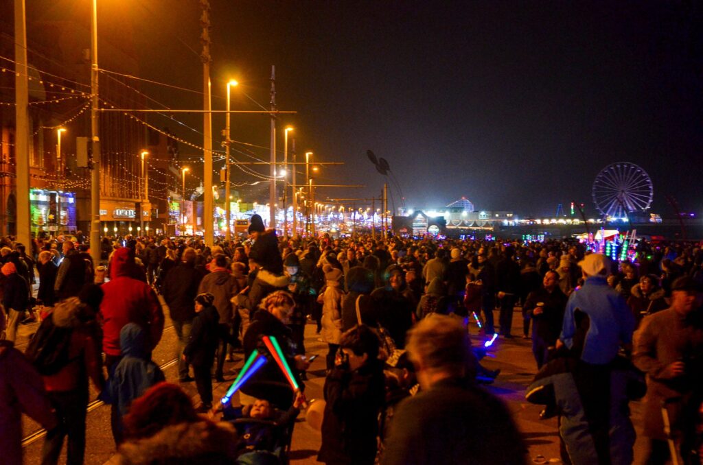 Packed promenade for Blackpool World Fireworks Competition