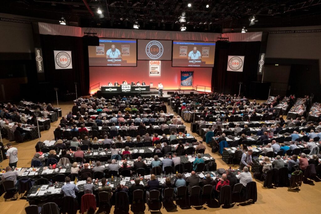 GMB Congress, booked in at Blackpool's new conference centre