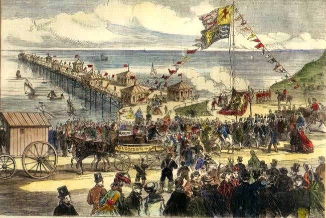 Way back in the history of Blackpool North Pier