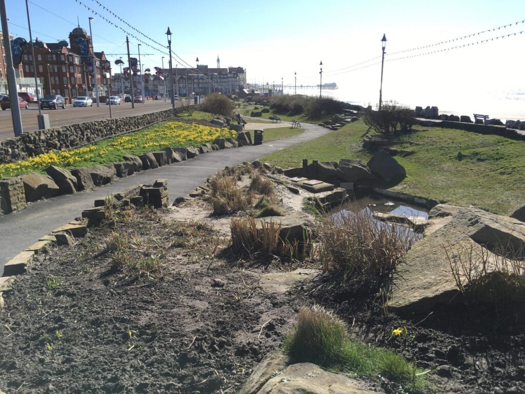 Improvements made by the Friends of Jubilee Gardens Blackpool