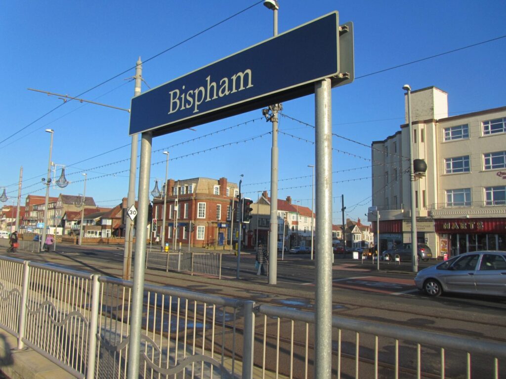 Junction of Red Bank Road at Bispham, turn right to head to Bispham Village