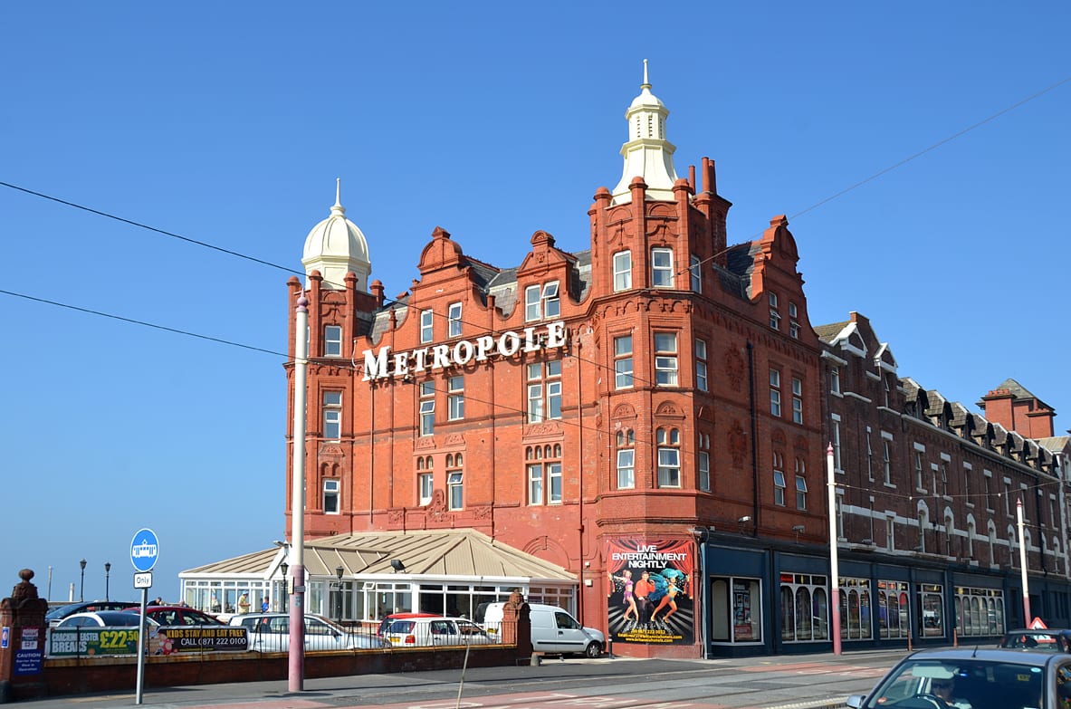 Metropole Hotel on Blackpool promenade