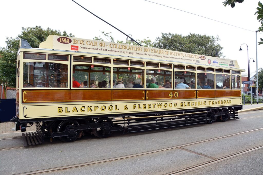 Tramcar Box 40 in Fleetwood