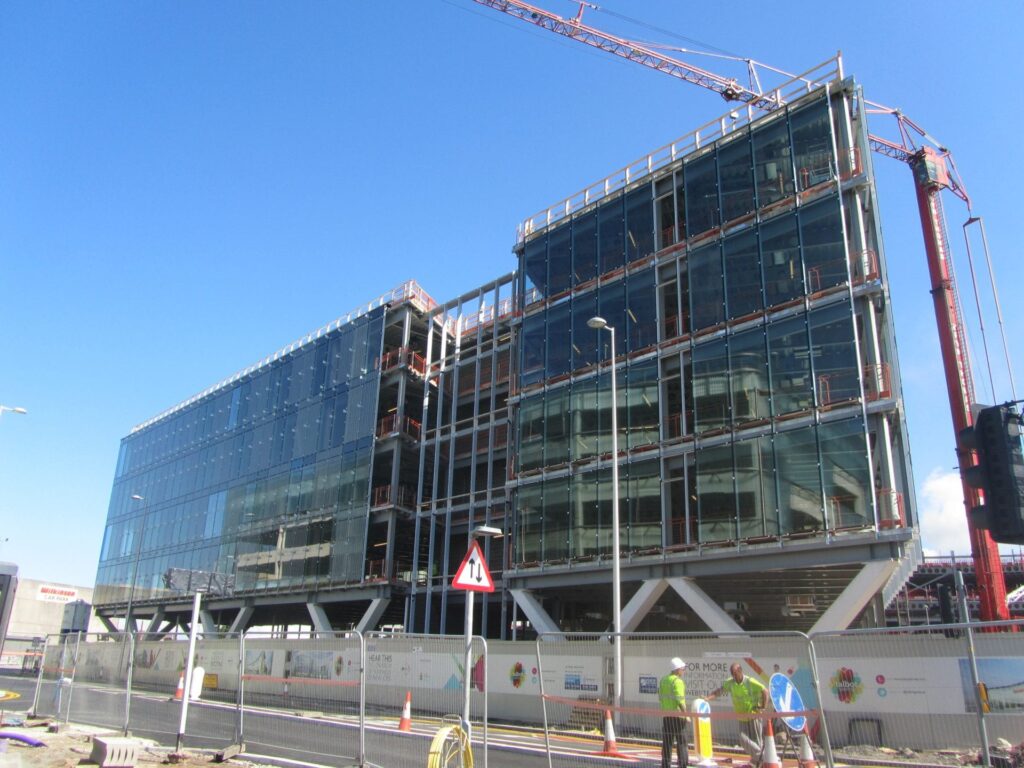 Council offices. 26.7.13 - Construction at Talbot Gateway Blackpool.