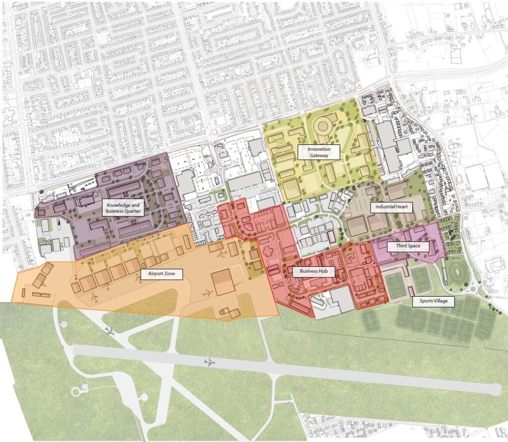 Blackpool Enterprise Zone, character areas