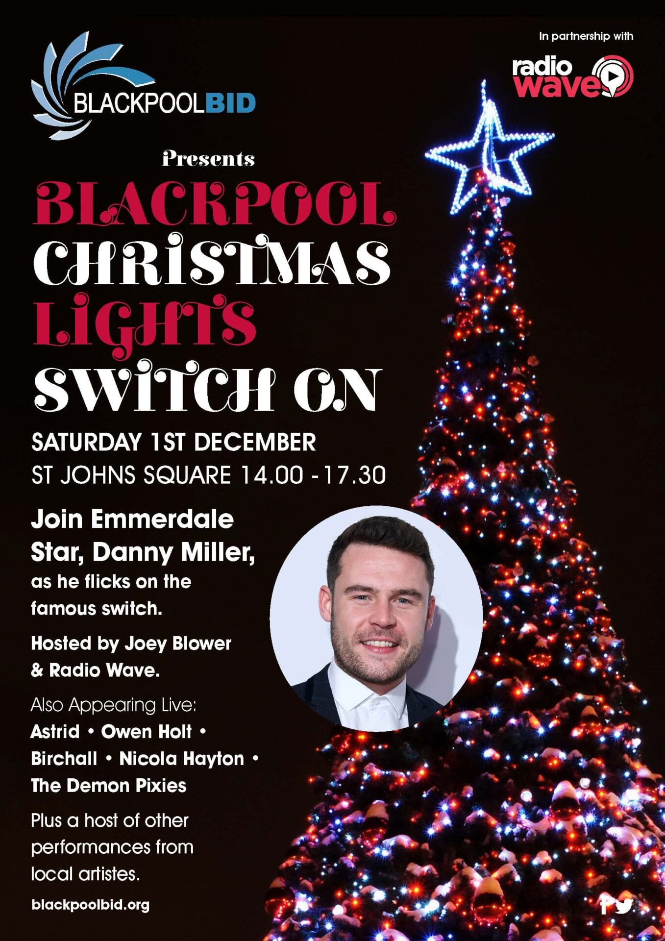 Blackpool Christmas Lights Switch On Live Blackpool