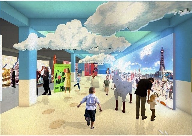Beside the Seaside, proposal for one of the displays at Blackpool Museum. Photo: Casson Mann 2018