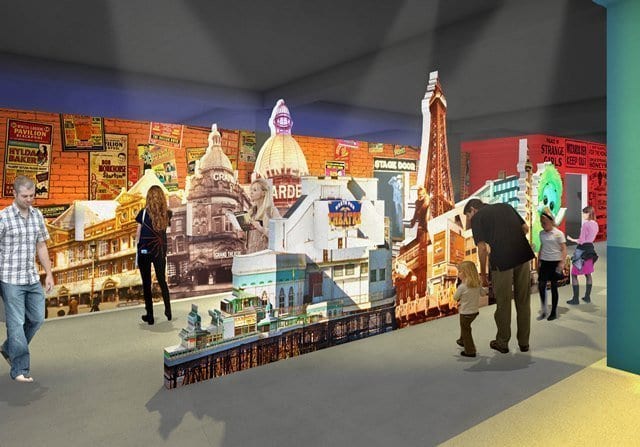 Showtime, proposal for one of the displays at Blackpool Museum. Photo: Casson Mann 2018