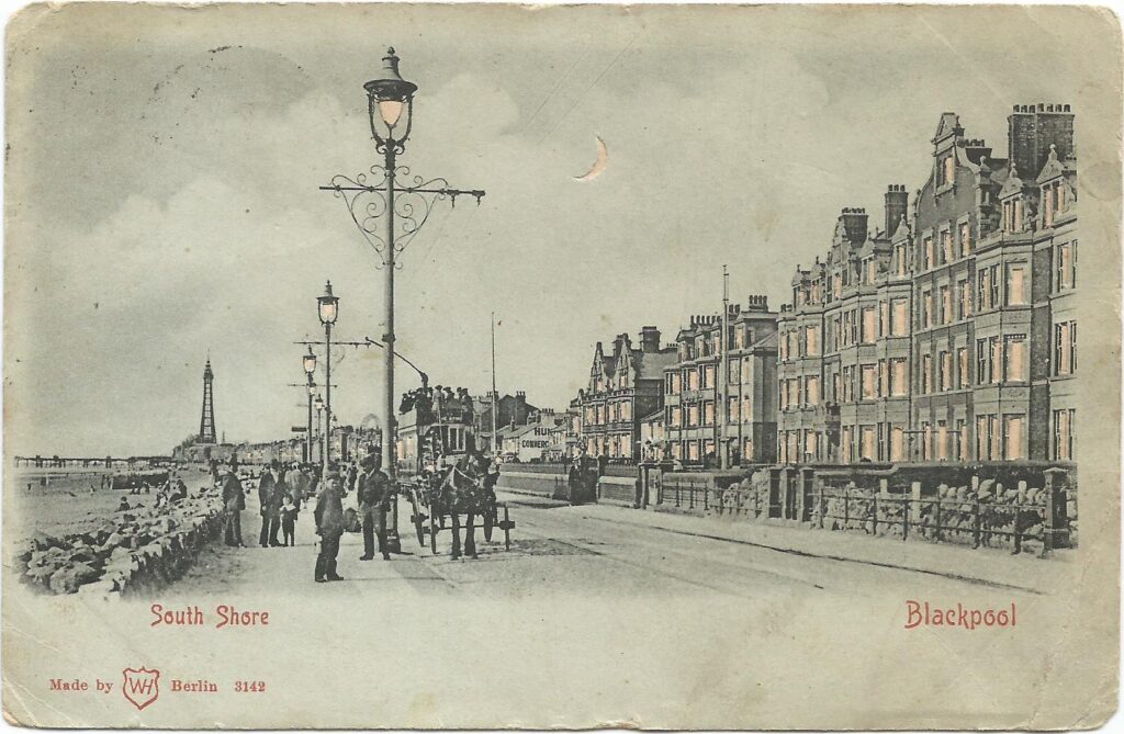 Postcard of Blackpool South Shore in 1903, sent in by John Cooke. Your Old Photos of Blackpool