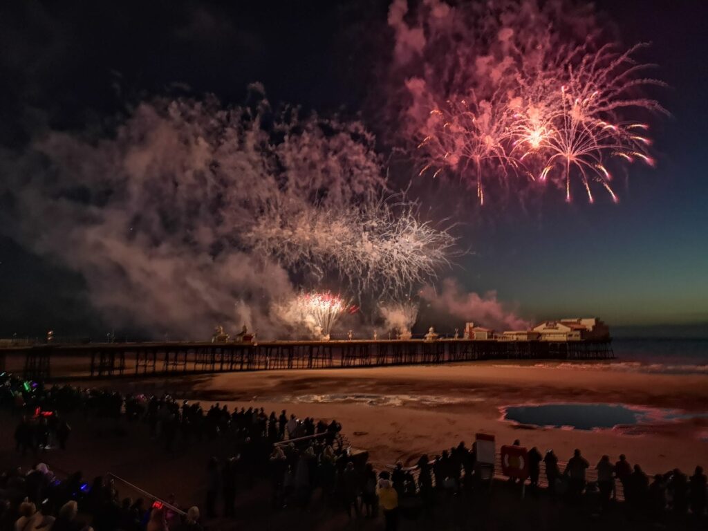 Week 2 Fireworks Display - photo from Mark Dequincey