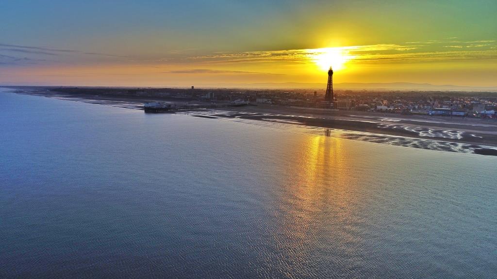 Sunrise in Blackpool by Paul Atherley