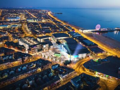 Blackpool Central site aerial view 2021