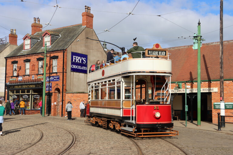 Blackpool Marton Box car tram No. 31 at Beamish. Photo: Barrie C. Woods