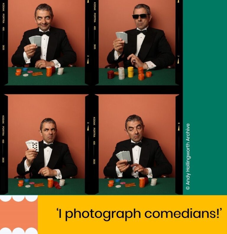 I photograph comedians