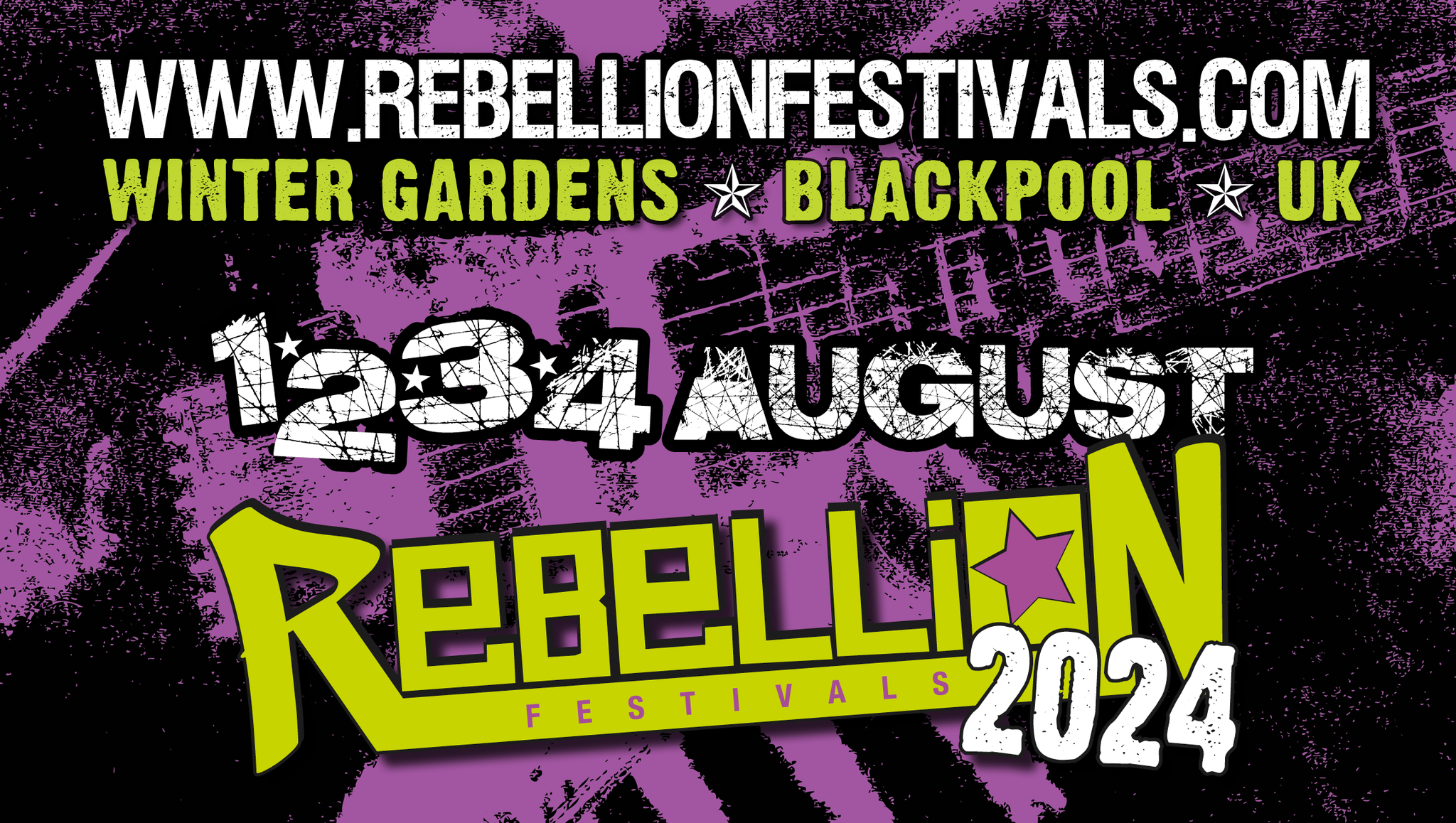 Rebellion Festival is the largest INDEPENDENT Punk / Alternative festival in the world. Over 4 days every August in Blackpool!
