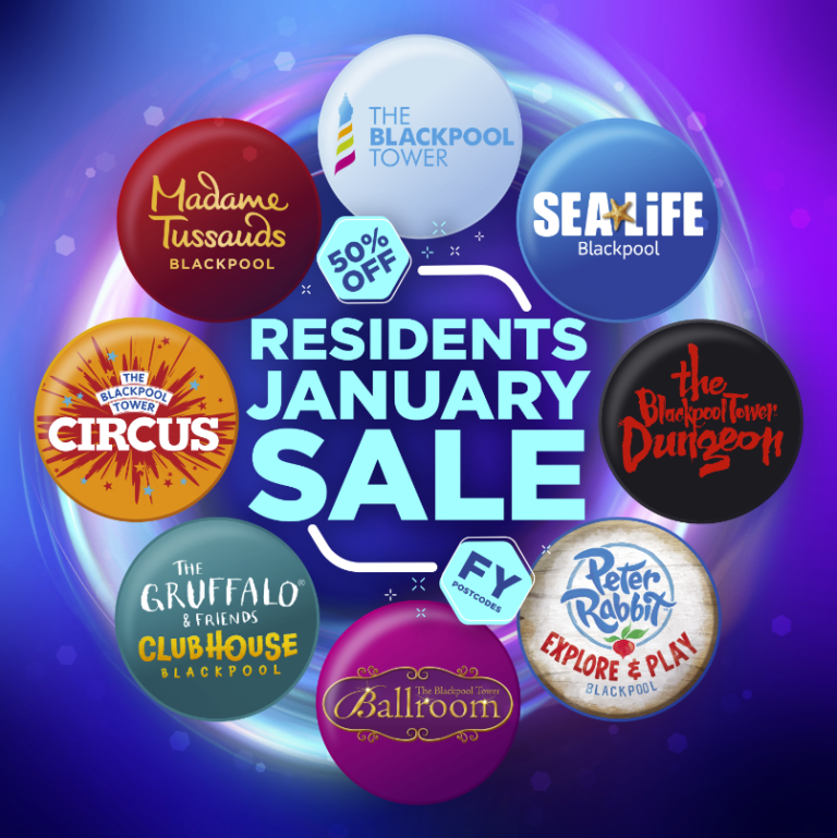 Exciting news! If you're a local resident with an FY postcode, you can get 50% off Merlin attractions with the January sale!