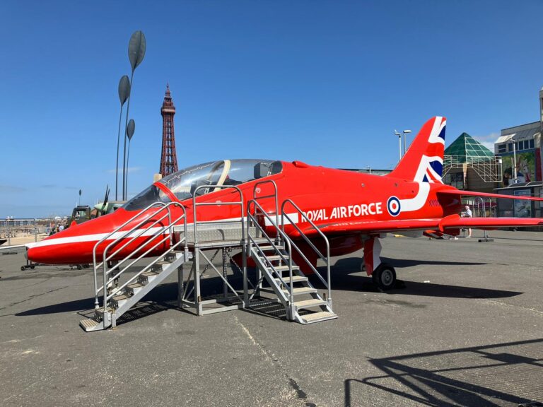 Hawk jet at Blackpool Air Show in 2023. Photo: VisitBlackpool