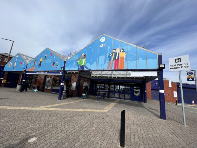 Blackpool North Station, entrance to the main concourse