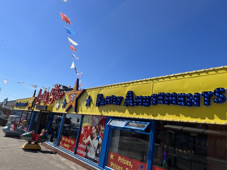 Lucky Star amusements, Station Rd opposite South Pier