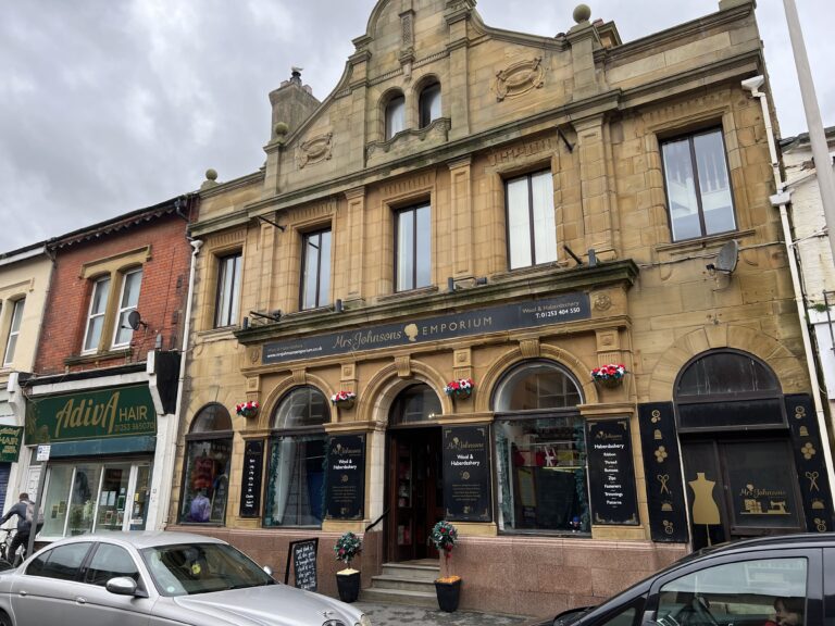 Mrs Johnson's Emporium, former bank at Bond Street Blackpool