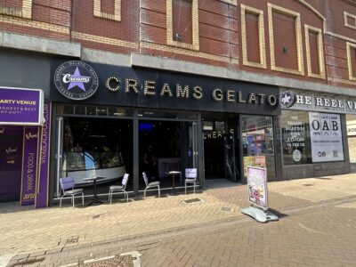 Creams Gelato, Bank Hey Street Blackpool