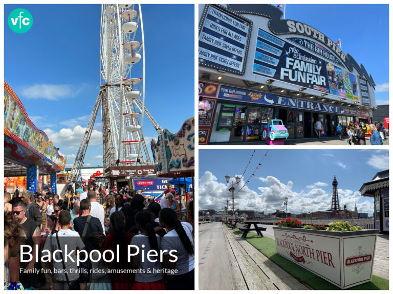 Three Blackpool Piers